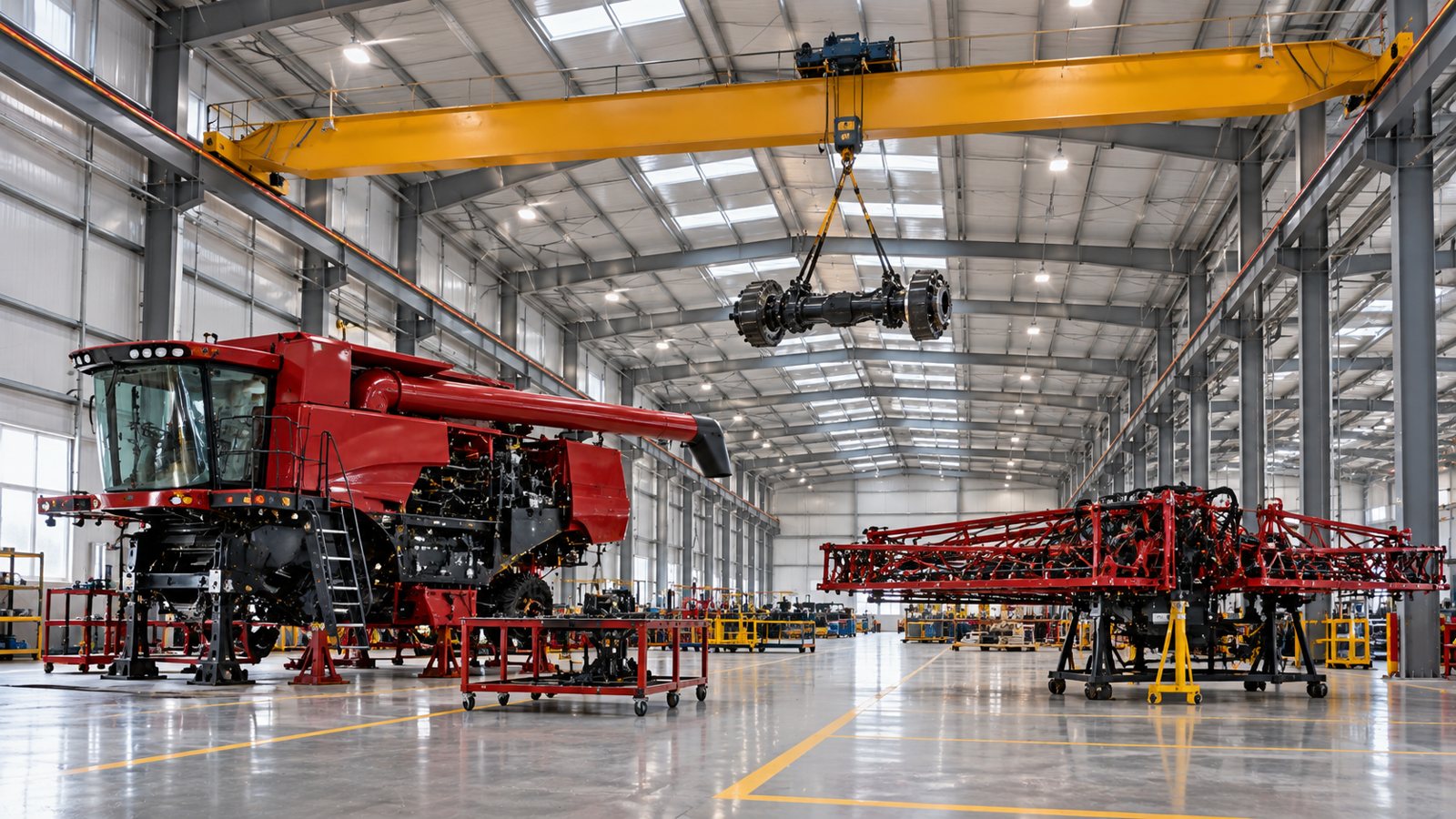 Agricultural Equipment Manufacturing Facilities: Span and Crane Load