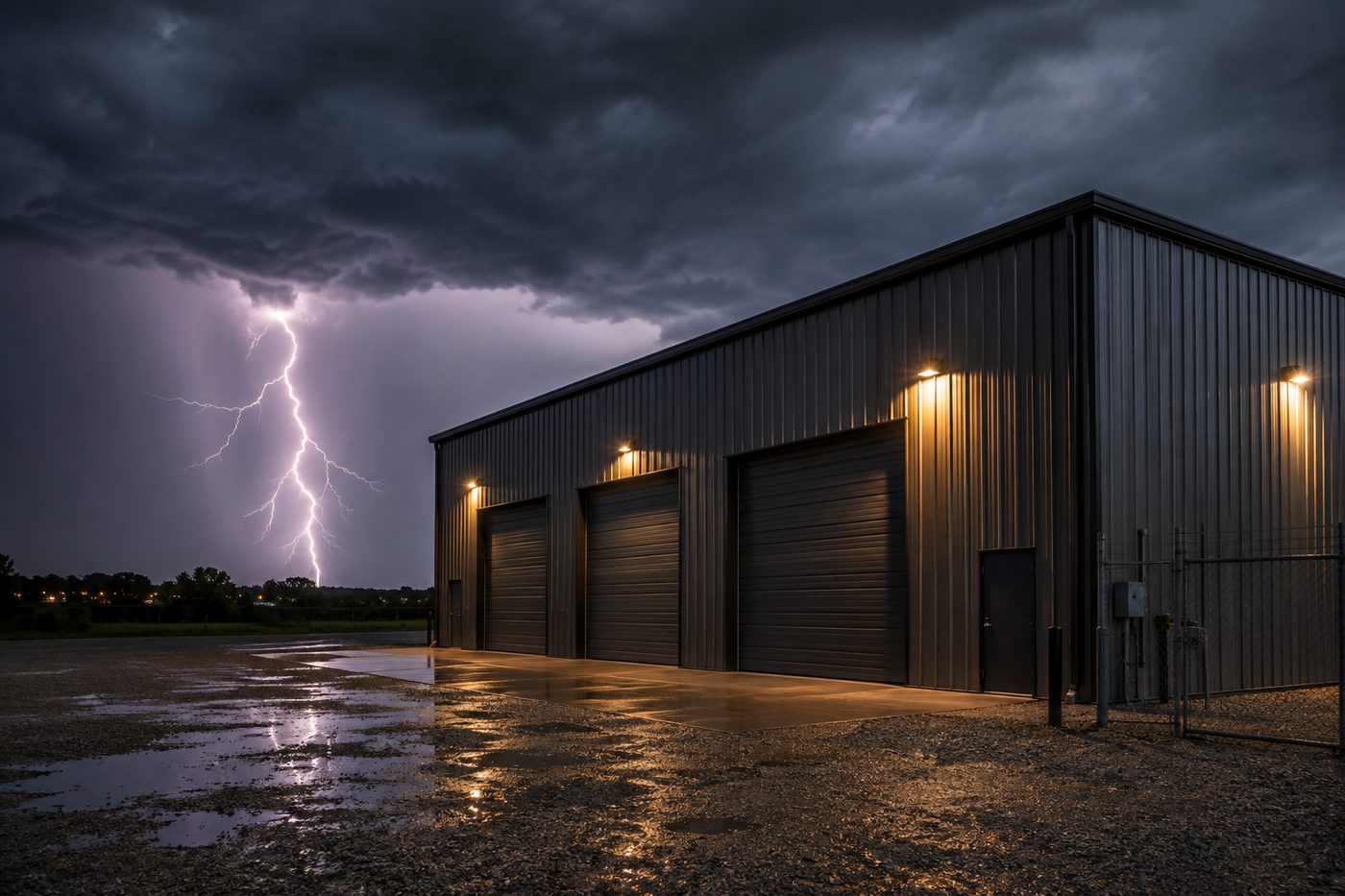 Are Metal Buildings Safe From Lightning?