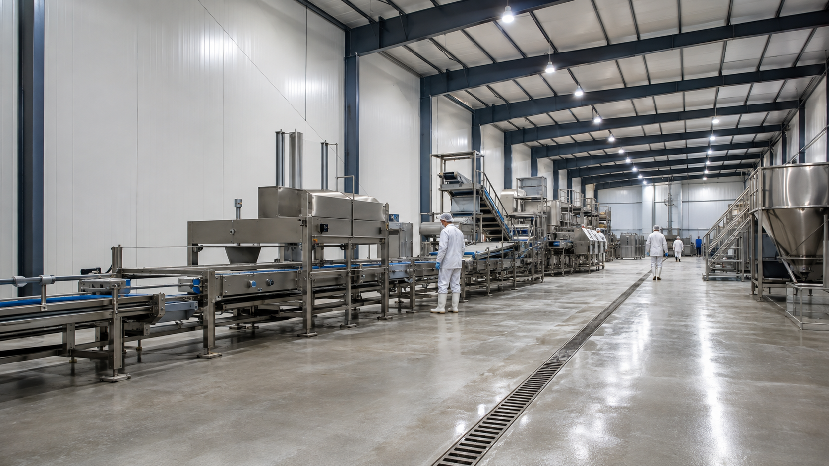 Food Plant Construction Materials: USDA-Aligned Walls, Floors, and Drains
